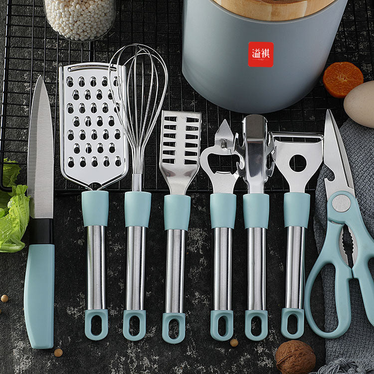 6-teiliges Küchenhelfer-Set aus Edelstahl – Bild 3 | LuxeStyle