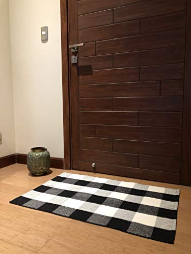 Baumwollteppich mit Buffalo Plaid Muster – Bild 7 | LuxeStyle