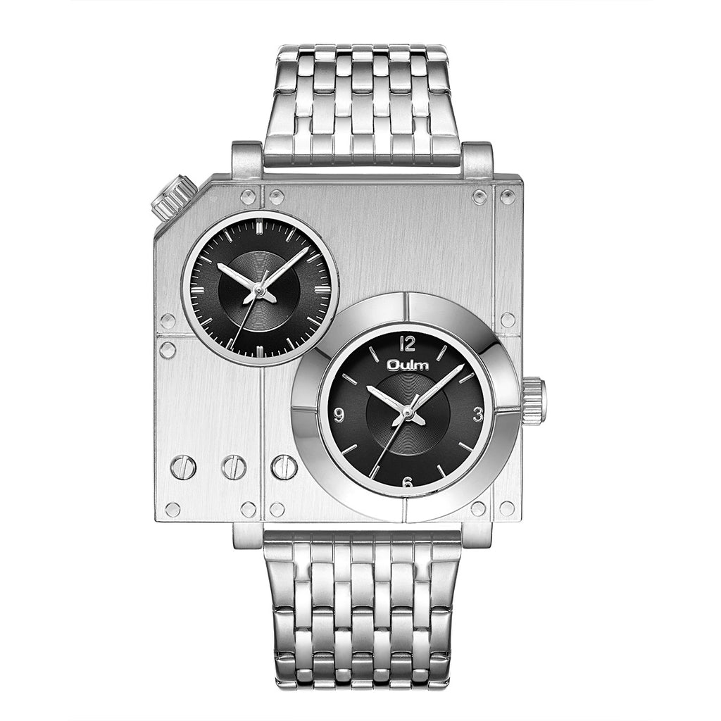 Herrenuhr mit grossem, quadratischem Zifferblatt – Bild 6 | LuxeStyle