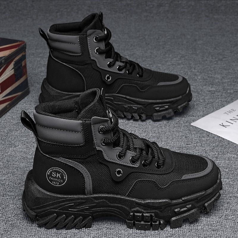 Atmungsaktive Vintage-Work Boots