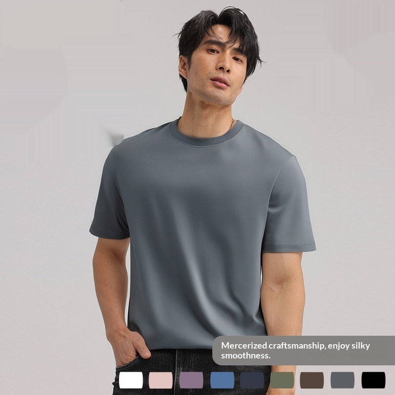 Crew-Neck-Kurzarm-T-Shirt für Herren
