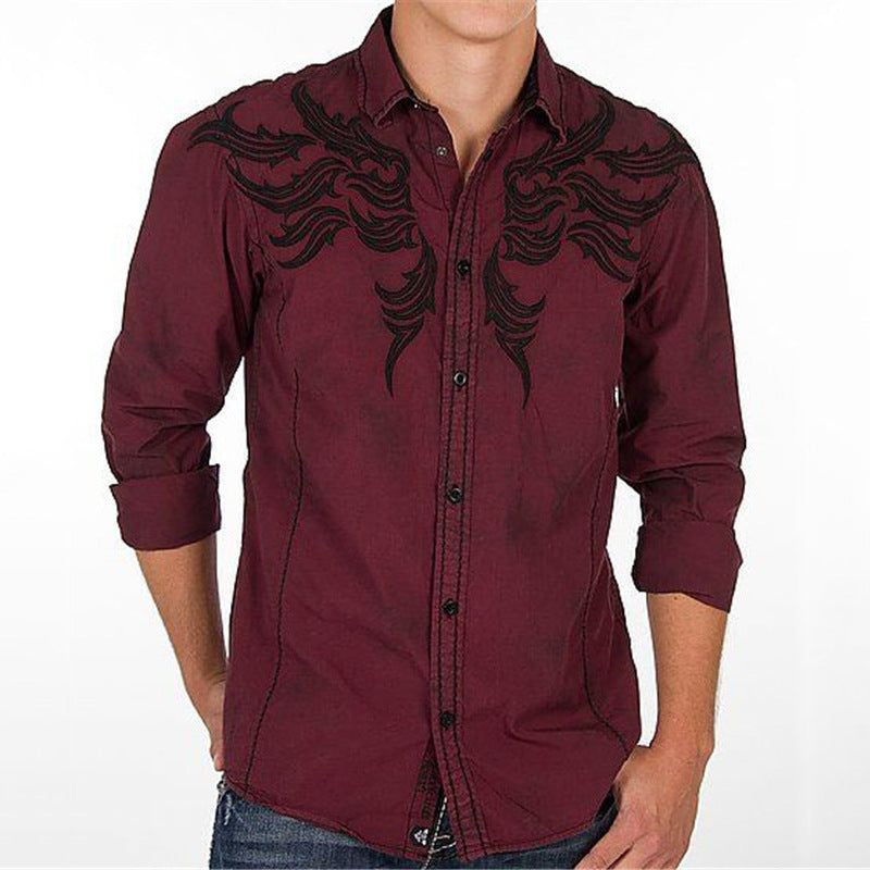 Hemd mit amerikanischem Western-Muster – Bild 6 | LuxeStyle