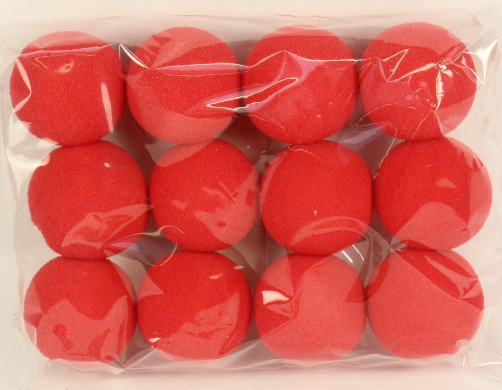 Rote Clownnase Schaumstoff · 12 Stück – Bild 1 | LuxeStyle