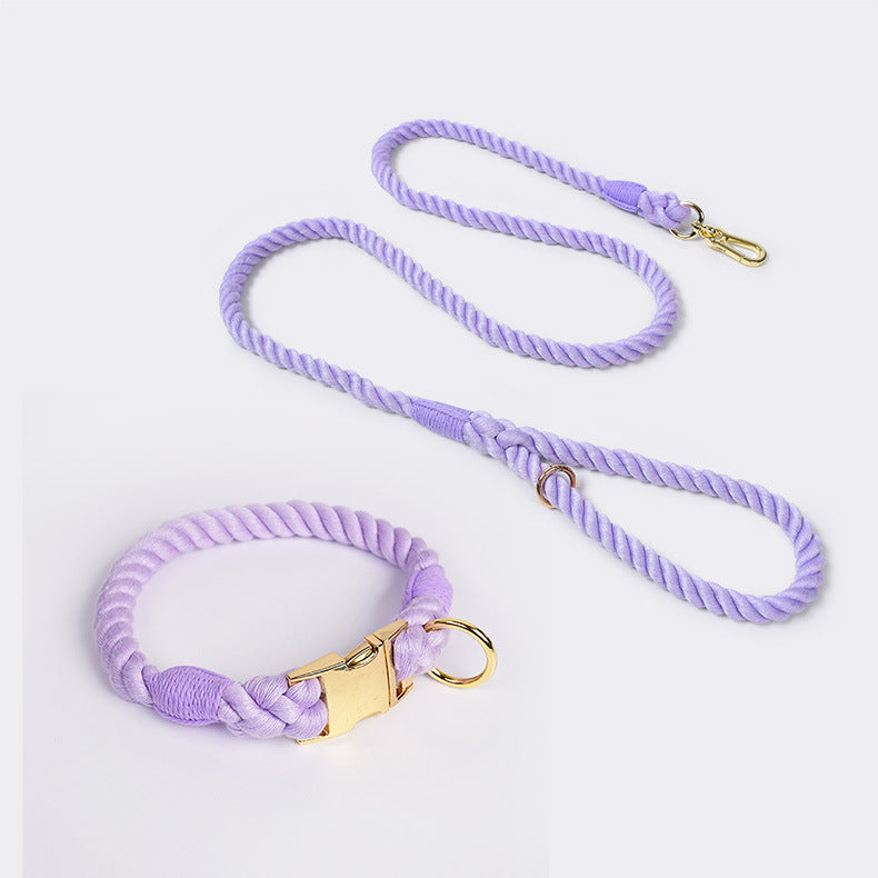 Geflochtenes Baumwollhalsband für Haustiere – Bild 12 | LuxeStyle