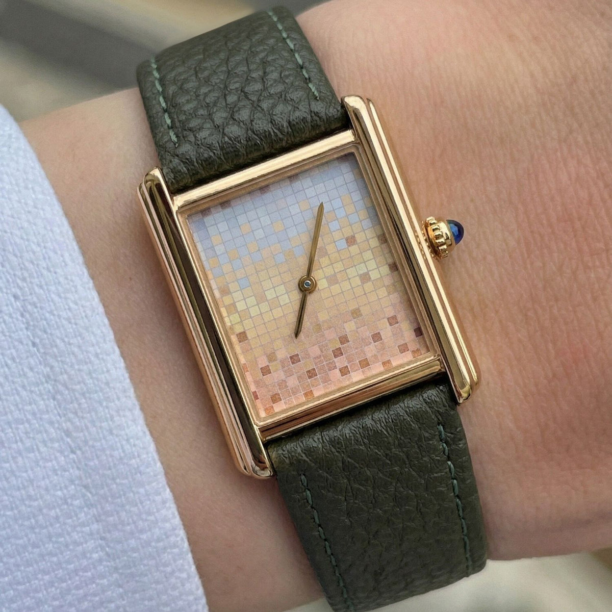 Männer-Uhr mit quadratischem Zifferblatt, 28×35 mm – Bild 7 | LuxeStyle