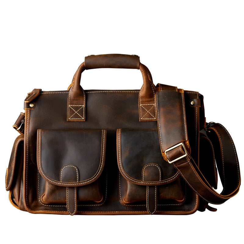 Leder Umhängetasche für Herren – Bild 1 | LuxeStyle