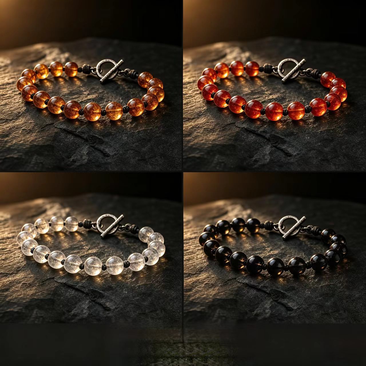Armband Natursteinperlen (8mm)