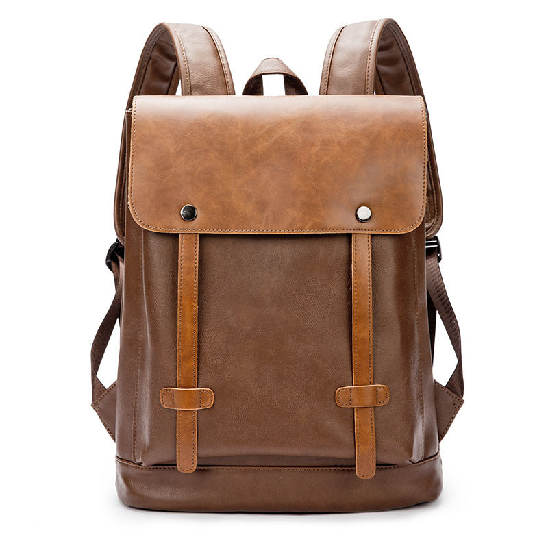 College-Rucksack aus PU-Leder – Bild 3 | LuxeStyle