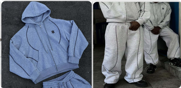 Hoodie & Jogginghose Set im Partnerlook