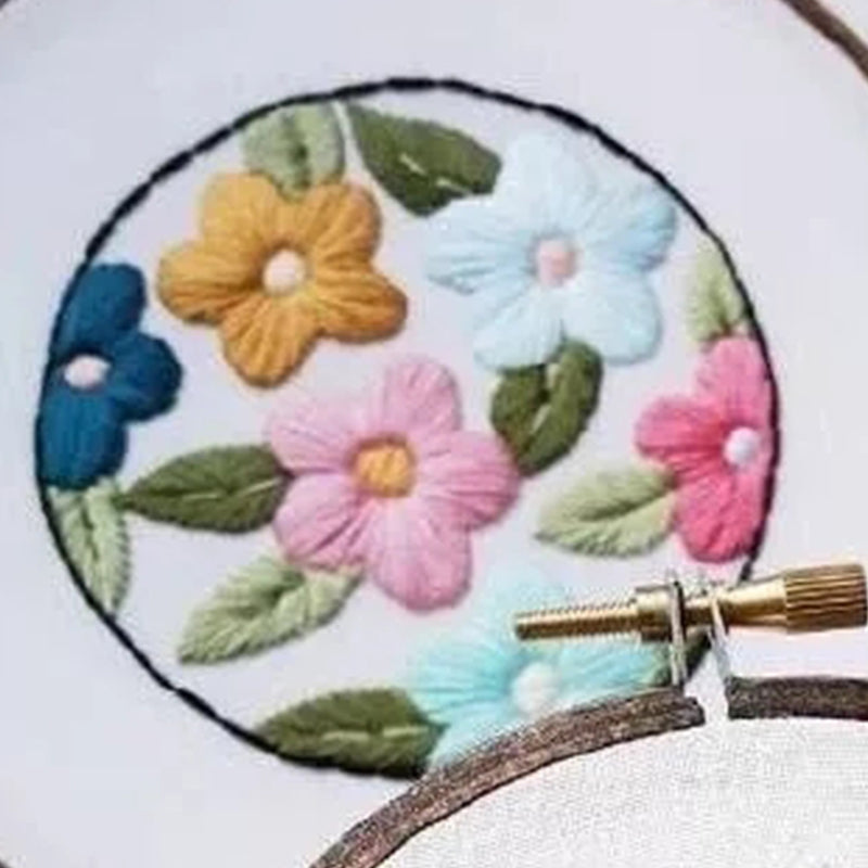 Stickset «Blumenwiese» für Einsteiger