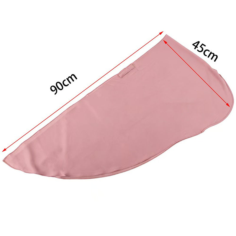 Leichter Chiffon-Hut-Schal in Kaffee, Rosa, Grau, Weiss – Bild 2 | LuxeStyle