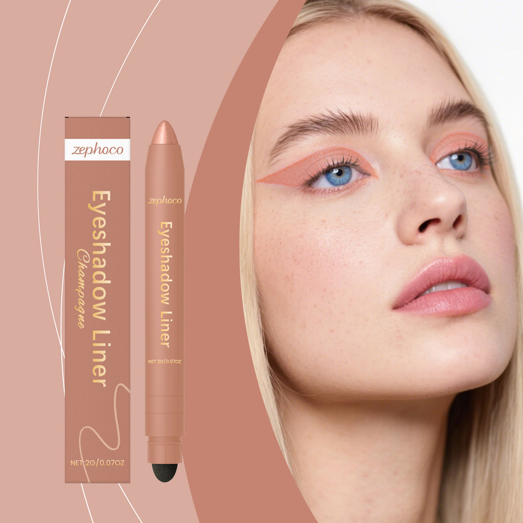 2-in-1 Eyelinerstift Champagner