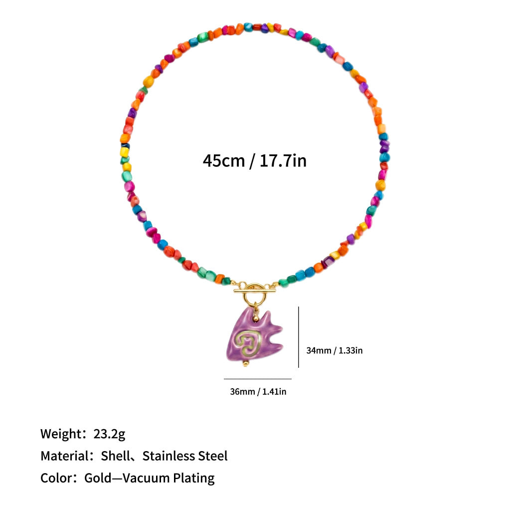 Ozean-Pendant Choker