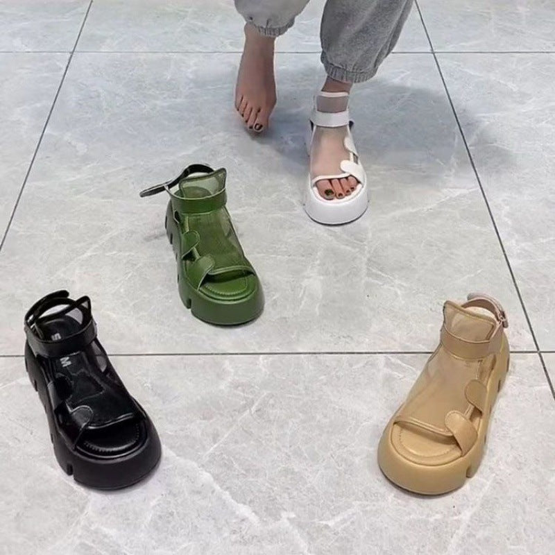 Muffin Mesh Sandalen mit dicker Sohle – Bild 4 | LuxeStyle