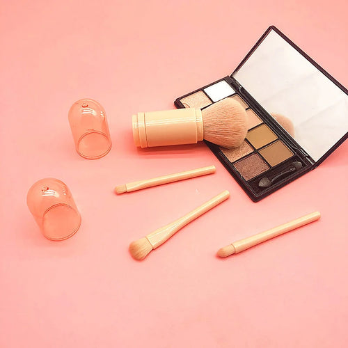 4-in-1 Reise-Make-up Pinselset – Ansicht 2
