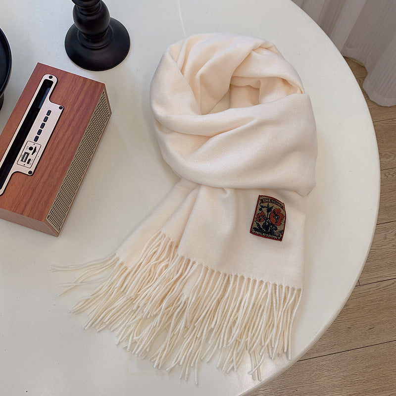 Vielseitiger warmer Schal aus Faux-Kaschmir