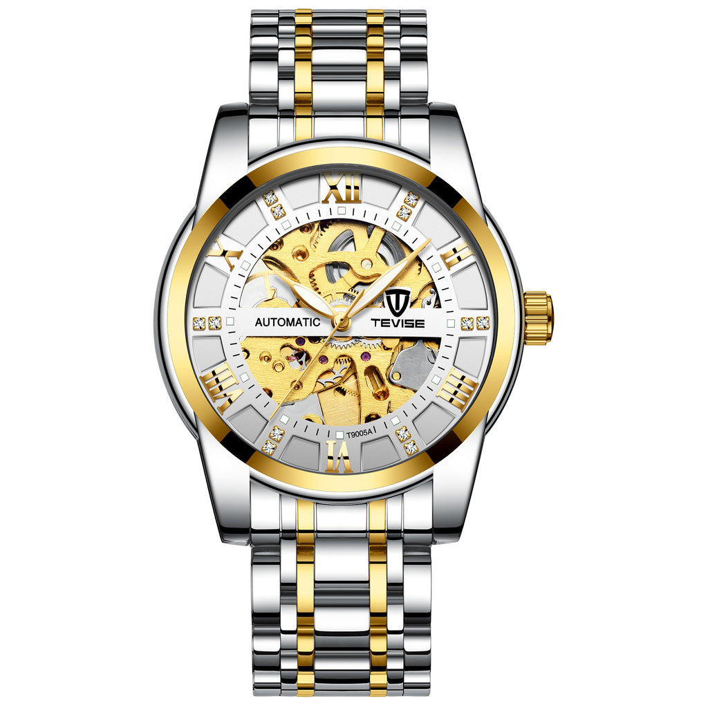 Mechanische Armbanduhr mit Skelett-Design – Ansicht 4