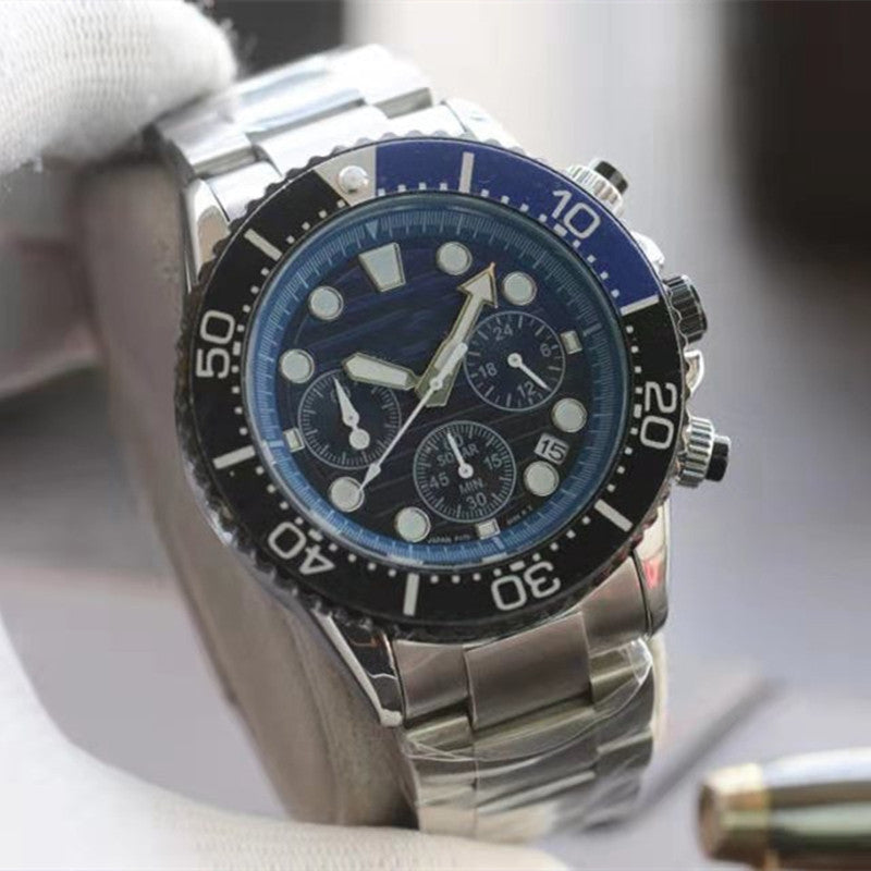 Quarz-Herrenuhr aus Edelstahl – Bild 3 | LuxeStyle