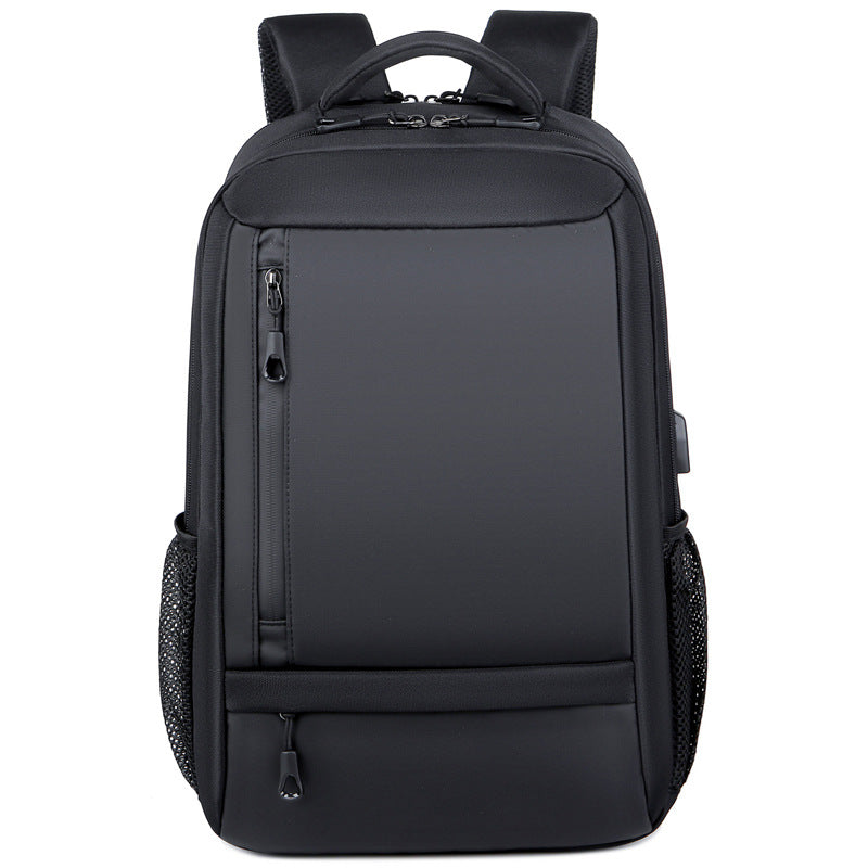 Männer-Computerrucksack – Schwarz – Bild 2 | LuxeStyle