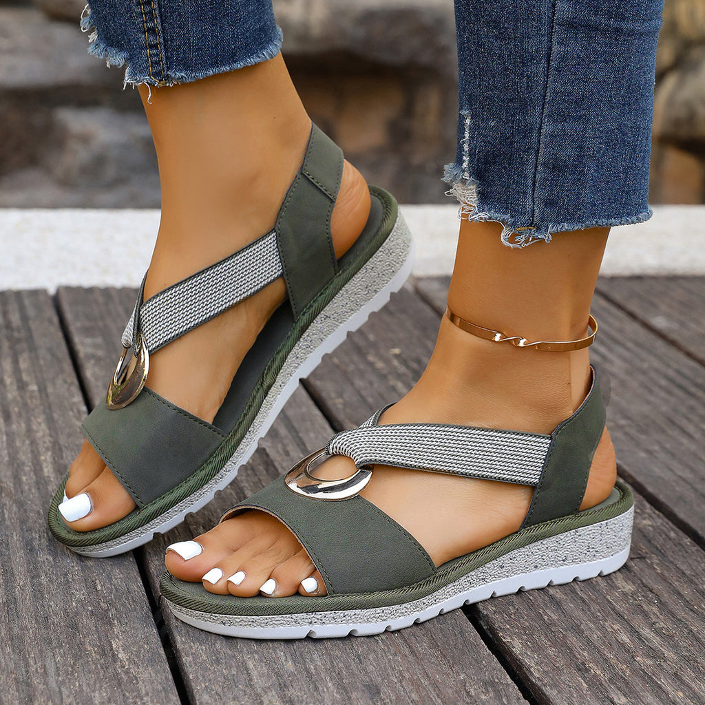Sandalen mit Metallschliesse und Hanfseil – Bild 7 | LuxeStyle