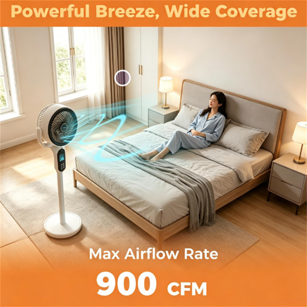 Stehventilator mit Fernbedienung