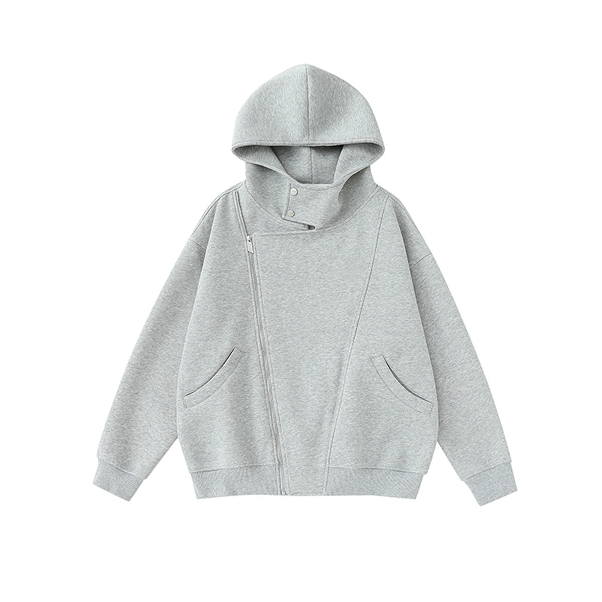 Zip-Up-Hoodie mit Doppelschnur