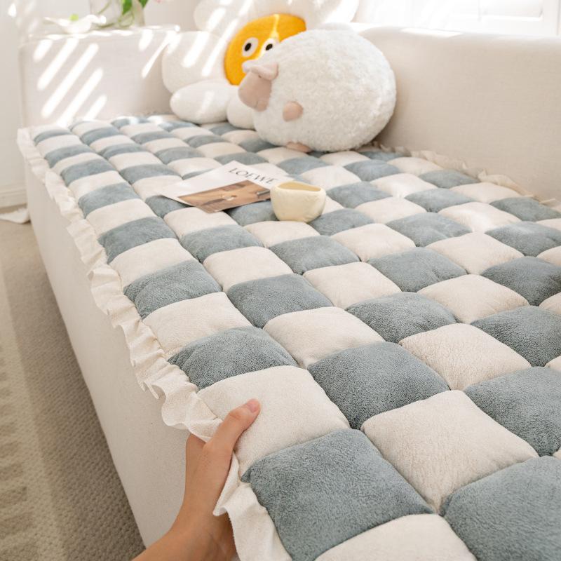 Patchwork Sofa-Kissen aus Chenille
