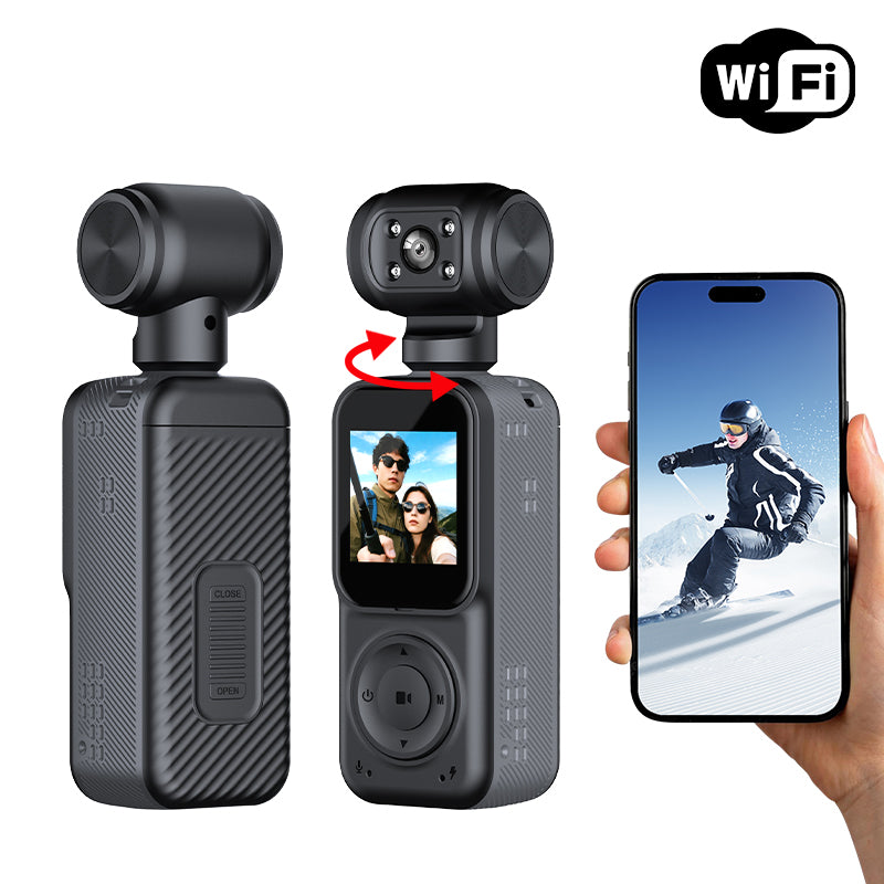 4K Panorama Sportkamera mit Dual-Objektiv
