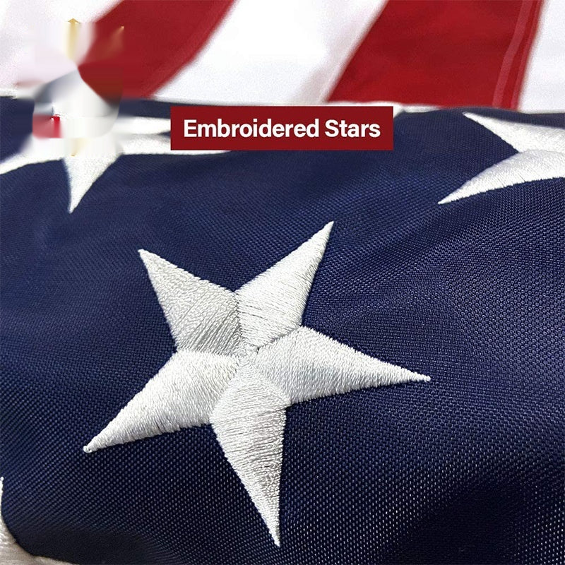 Bestickte US-Flagge aus Oxford-Stoff – Bild 2 | LuxeStyle