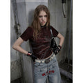 Slim-Fit T-Shirt mit Totem-Print