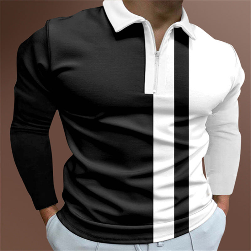Polo-Shirt gestreift mit Reverskragen