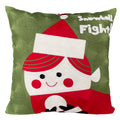 Weihnachts-Kissenbezug mit Cartoon-Motiven | LuxeStyle