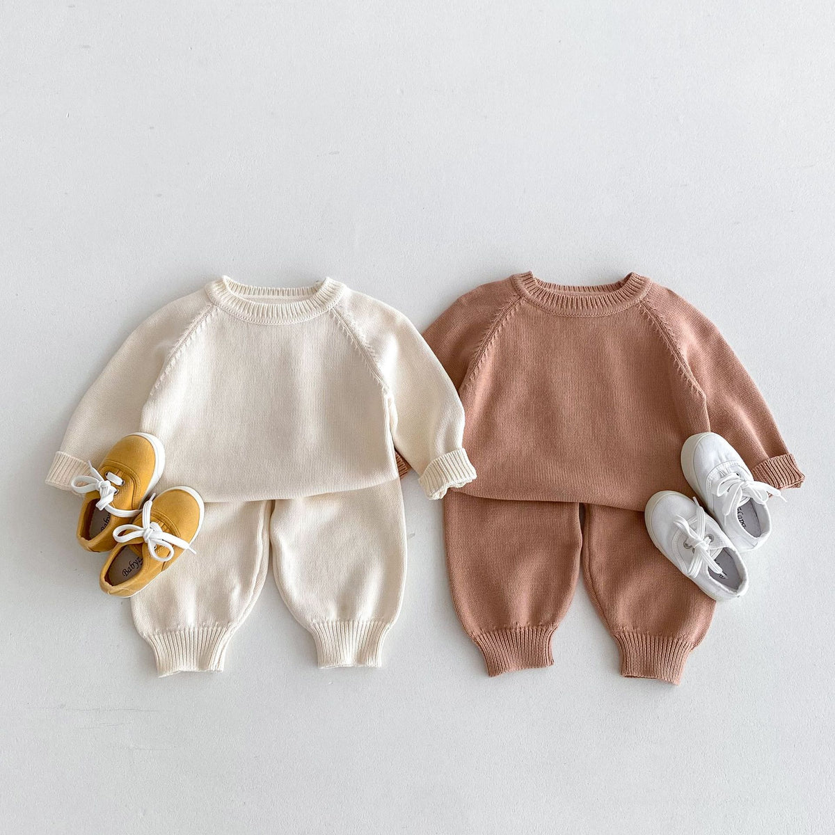 Baby Raglan Pullover und Hose Set – Bild 2 | LuxeStyle