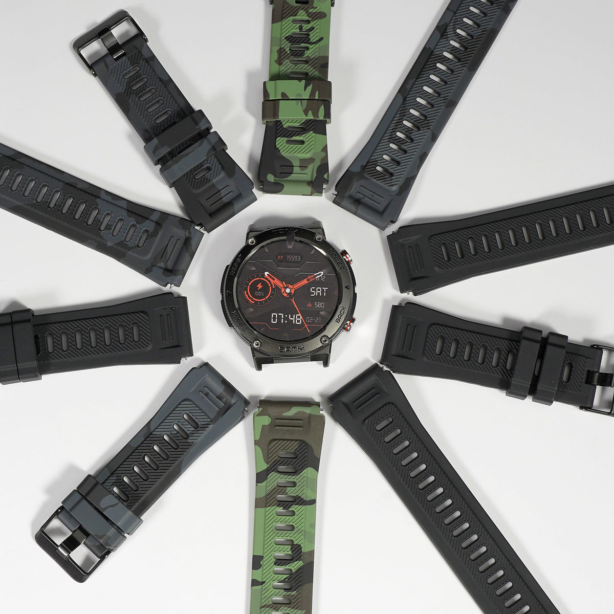Smartwatch-Armband aus Silikon (22mm) – Bild 3 | LuxeStyle