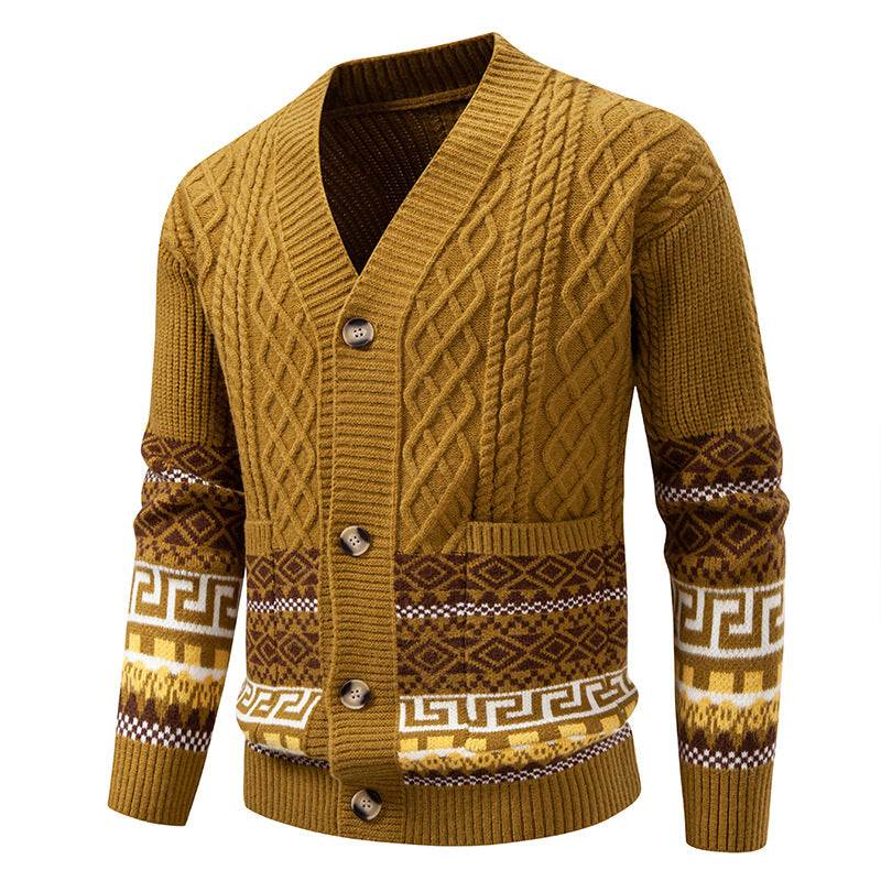 Herren Strickjacke Korean Style