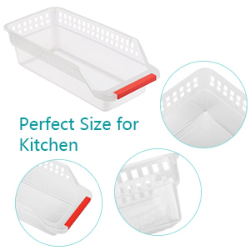 Kühlschrank Organizer Set – 6 Schubladen, 4 Matten