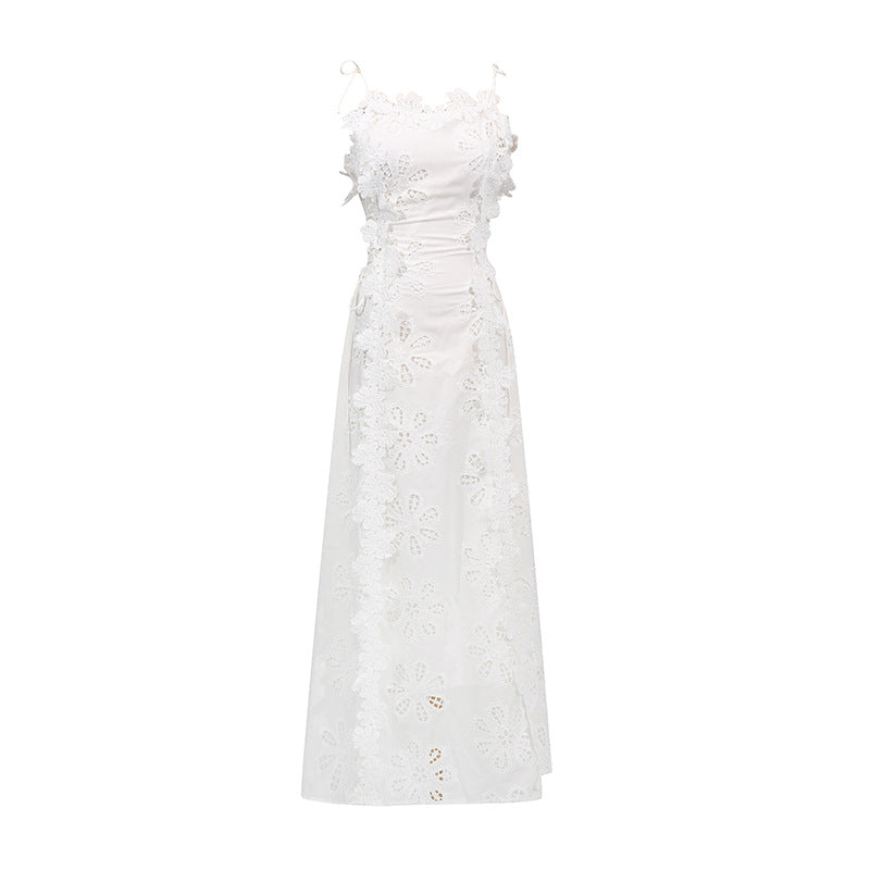 Floral-Asymmetrie-Robe – Bild 6 | LuxeStyle