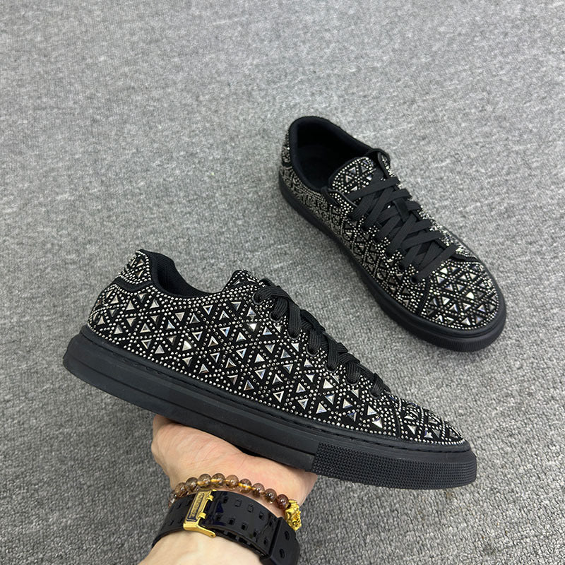 Sneaker mit Glitzersteinen | LuxeStyle