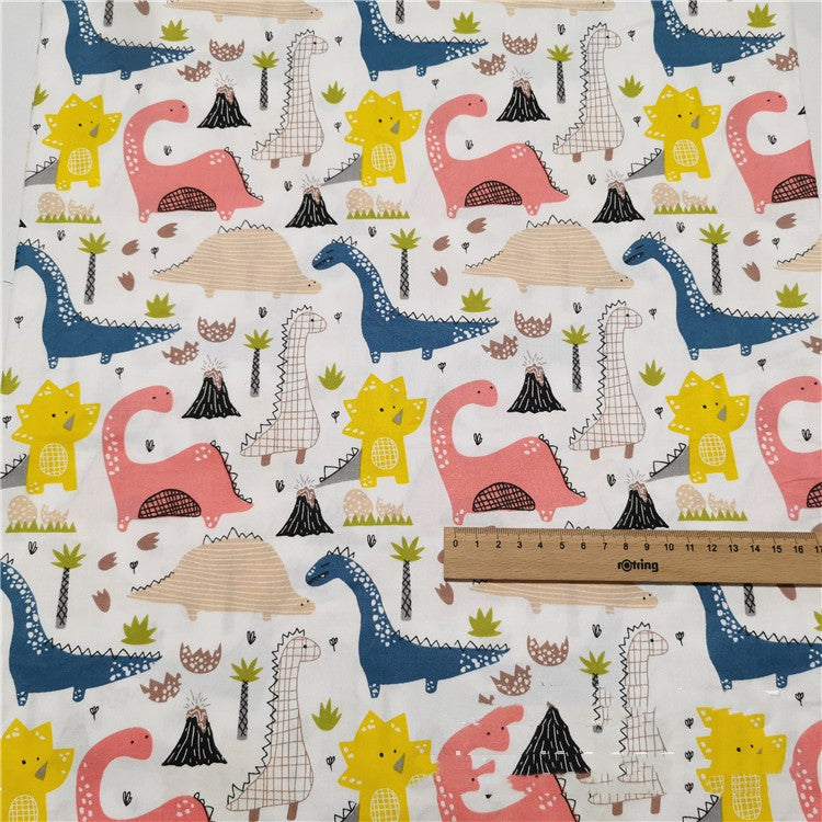 Dinosaurier Twill Baumwollstoff – Bild 6 | LuxeStyle