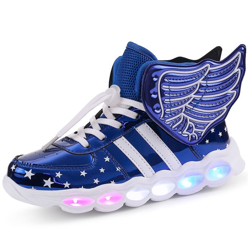 Glitzer-Sneakers mit wiederaufladbaren Flügeln – Bild 6 | LuxeStyle