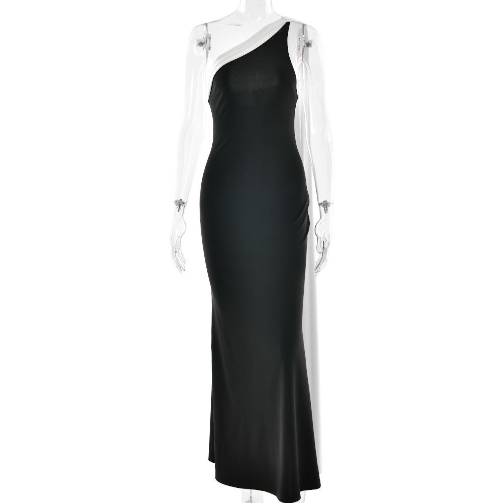 Elegantes Abendkleid mit Schulter slits
