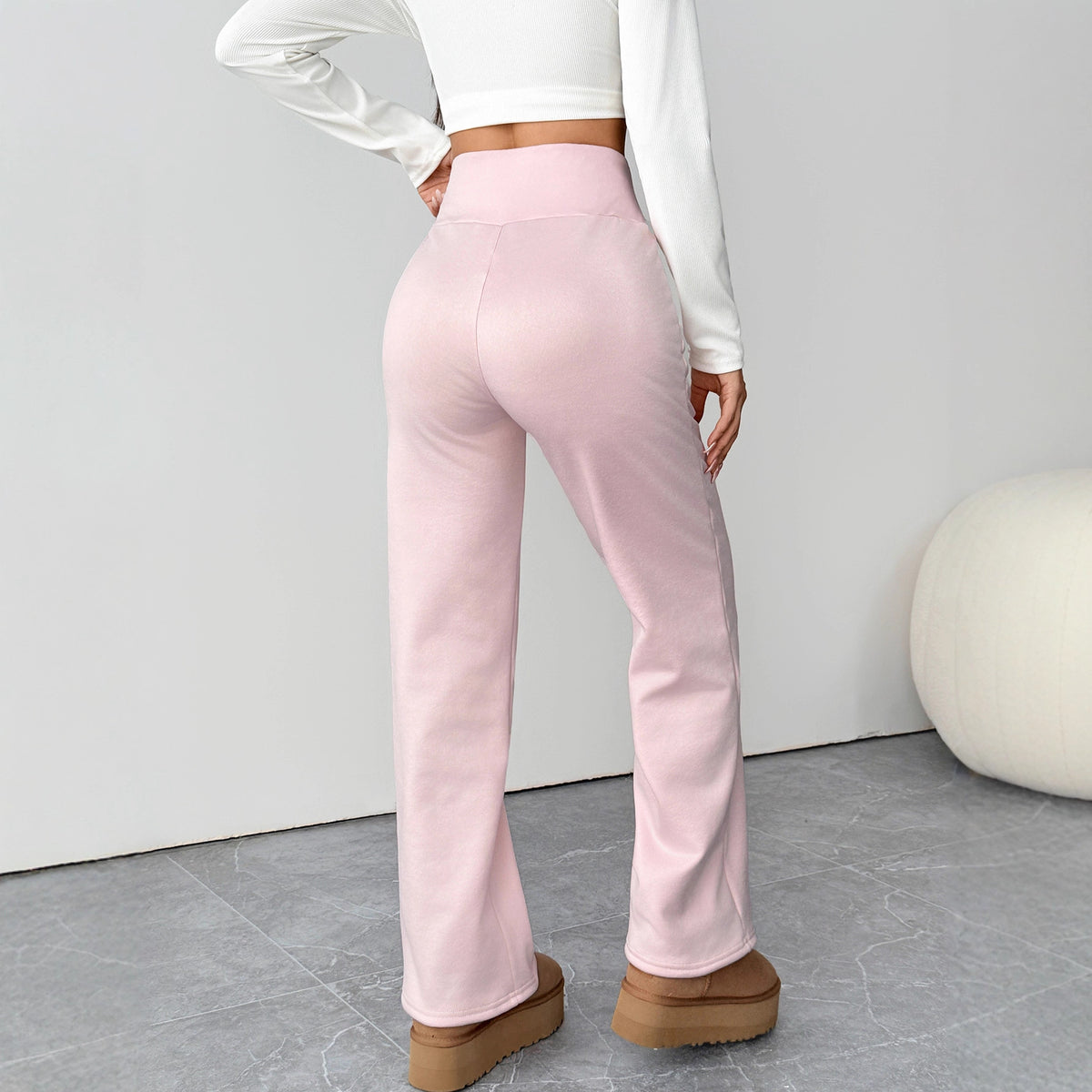 Freizeit-Hose mit schlankmachendem Schnür-Design – Bild 5 | LuxeStyle