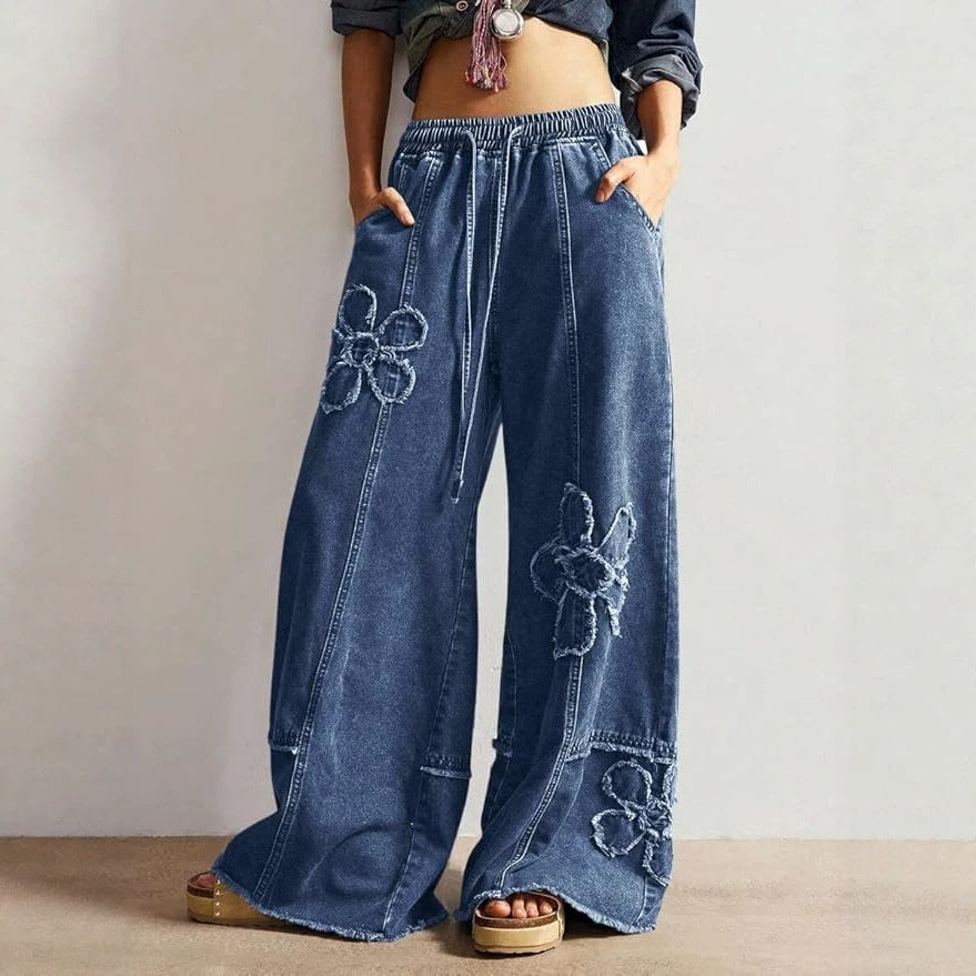 Stickereie Jeans