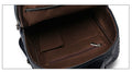 Rucksack aus Kunstleder, geflochten, schwarz – Bild 2 | LuxeStyle
