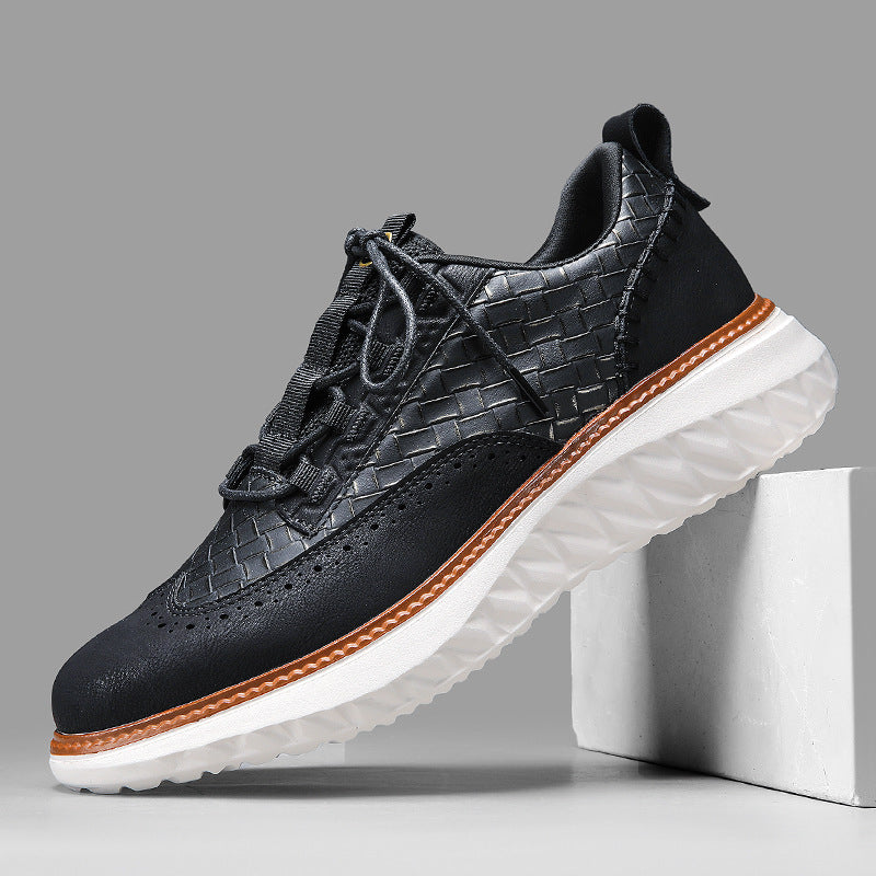 Atmungsaktive Herren-Sneaker mit Webstruktur – Bild 6 | LuxeStyle