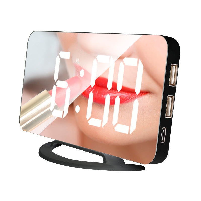 Multifunktionale LED Spiegel Uhr – Bild 3 | LuxeStyle