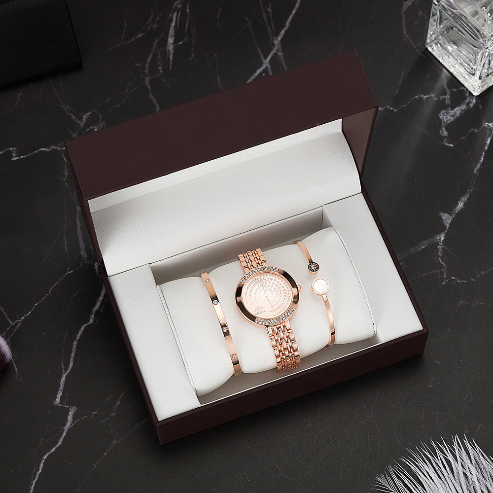 Atmosphärische Damenuhr Geschenkset – Bild 3 | LuxeStyle