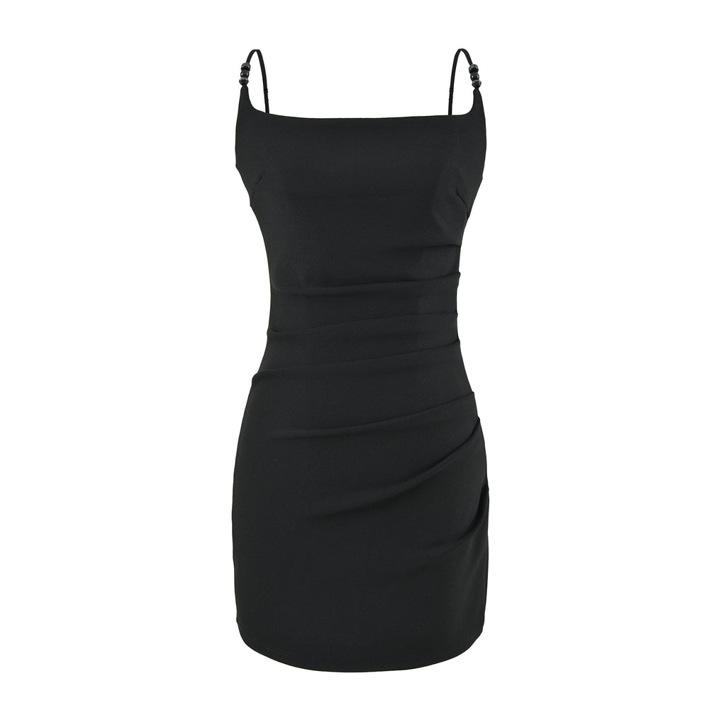 Sommerliches Schlitz-Slipdress im French-Stil