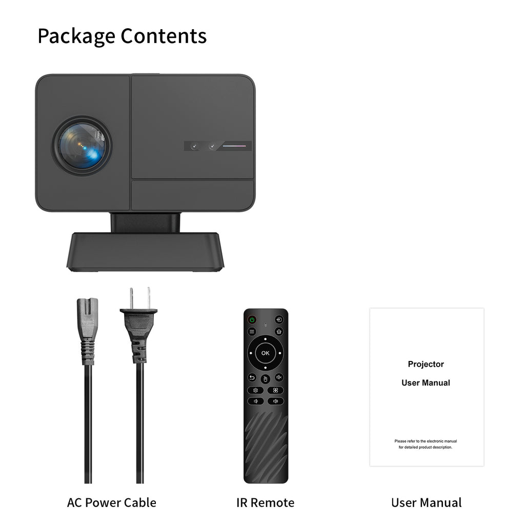 Mini-Beamer «CineHome» · WLAN HD-Projektor