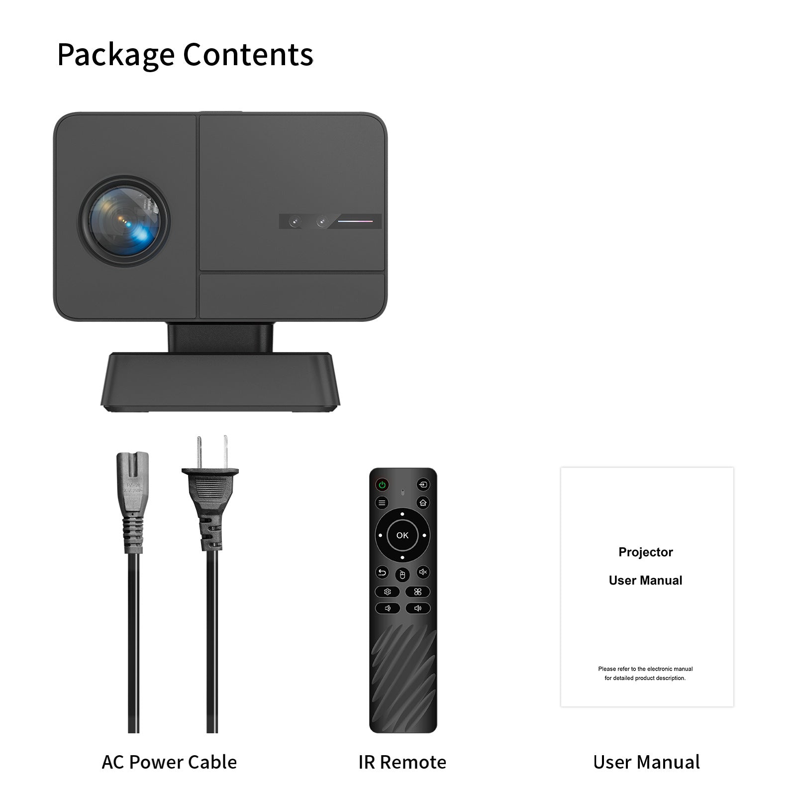 Mini-Beamer «CineHome» · WLAN HD-Projektor